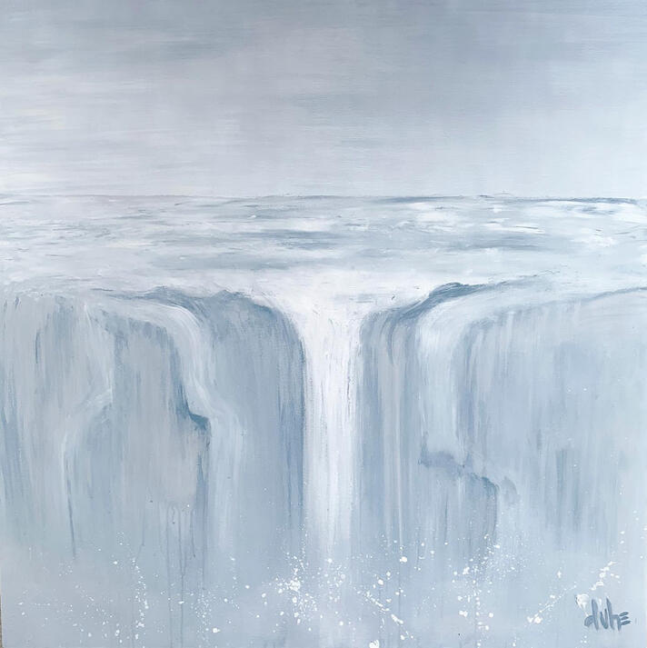 "Serenity" - 36" x 36" - Acrylic on Wood Panel